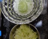 A picture of step 1 of Goan Cucumber Cake Tavsali.