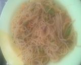 A picture of step 1 of Jollof spaghetti and vegetable.