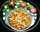 A picture of step 7 of Punjabi Mutter Paneer Masala.
