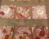 Pas rețetă Pizza pe felii de pâine 1 fotografie