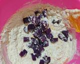 Foto langkah ke 3 dari resep Soft Cookies Ubi Ungu (Ubee Soft Cookies) dengan isian creamcheese.