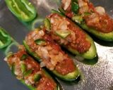A picture of step 3 of Chili Cheese Stuffed Jalapenos.