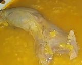 Une image de l'étape 6 de Lentilles corail au poulet fermier.