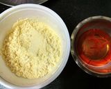 A picture of step 1 of Sweet boondi.