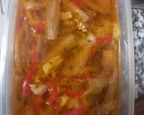 Foto del paso 6 de la receta: Escabeche de Berenjena y Morrones Tricolor
