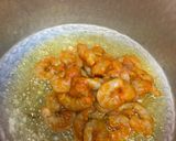 A picture of step 2 of Prawn biriyani/shrimp biriyani.