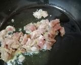 Foto del paso 2 de la receta: Penne rigatti en salsa Alfredo con trozos de lomo de cerdo