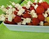 Une image de l'étape 4 de 🍅 Brochettes tomates mozzarella!! 🍅.