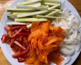 Foto del paso 4 de la receta: Calabaza rellena de verduras y queso 🎃