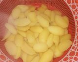 A picture of step 2 of Potato in egg.