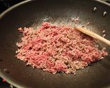 A picture of step 1 of Hungarian Savoury Mince Beef.