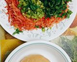 A picture of step 1 of Carrot Paratha.