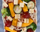 A picture of step 3 of 🍕 Japanese-Inspired Veggie Pizza with Tofu “Cottage Cheese”.