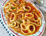 Foto langkah ke 4 dari resep Cumi saus padang.