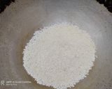 A picture of step 1 of Bhoger Khichuri.