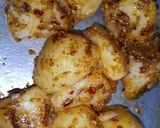 A picture of step 4 of Aloo Chaat.