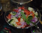 A picture of step 2 of Salad Shirazi.