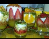 Une image de l'étape 3 de Dessert chantilly,fraise,l'orange,et créme a l'orange.