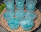 Foto langkah ke 4 dari resep Puding Kelapa Blueberry.