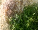 A picture of step 2 of Sattu ki Bati.