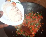 A picture of step 2 of Stir fry noodles.