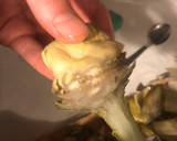 Foto del paso 5 de la receta: Alcachofas con piñones