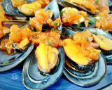 Foto del paso 5 de la receta: Mejillones con salsa vieira