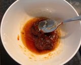 A picture of step 2 of Bibim-Guksu (Korean Mixed Noodles).