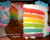 Foto langkah ke 4 dari resep Rainbow Cake syuper menul anti gagal by Shinta.