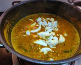 A picture of step 4 of Moth dal egg tadka.