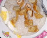 Foto langkah ke 3 dari resep Resep Bubur chinese mudah dan praktik bagi pemula dan anak kos. Bisa masak dengan ricecooker!.