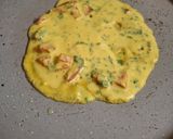 A picture of step 3 of Tomato omlette.