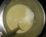 A picture of step 6 of Kesar-Elaichi Kalakand.