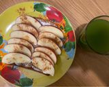 Hình bước làm 6 của món Bữa sáng healthy: bánh mì táo quế