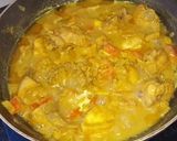 A picture of step 3 of No oil chicken curry recipe.