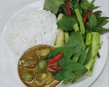 รูปขั้นตอนการทำที่ 5 ของ แกงเขียวหวานไก่มะเขือไข่เตา