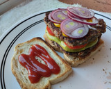 Foto del paso 7 de la receta: Sándwich doble de carne...🥑🍅🥪🥩