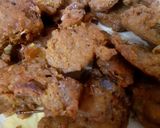 A picture of step 5 of Leftover akni k kebab ya Pakorey.