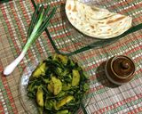 A picture of step 7 of Spring Onion Bhaaja / Bhaaji.