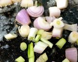 A picture of step 5 of My Carrot,Sweet Potato&Aubergine Soup with Roots,leaves,Stems🤩.