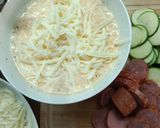 Rakott cukkini paradicsommal és kolbásszal recept fázis 1 fotója
