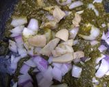 A picture of step 1 of Cheezy Soya spinach mushroom sandwich.
