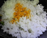 A picture of step 1 of Kanda Batata Poha.