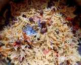 A picture of step 8 of Black chickpea pulao in pressure cooker.