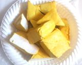 Foto langkah ke 1 dari resep Tahu Kuning Goreng Sambal.