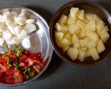 A picture of step 1 of Veg Pulav.