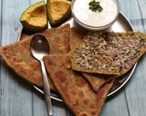 A picture of step 4 of Paneer Stuffed Avocado Paratha.
