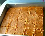 A picture of step 7 of Mysore Pak.