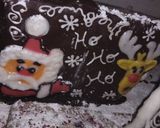 Foto del paso 4 de la receta: Mi casita de jengibre, chocolate y glasé!!🏠🎄🎄🎇