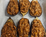 Foto del paso 2 de la receta: Berenjenas rellenas de carne y bechamel